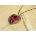 Подвеска Angel Heart Red Gemstone Pendant Necklace